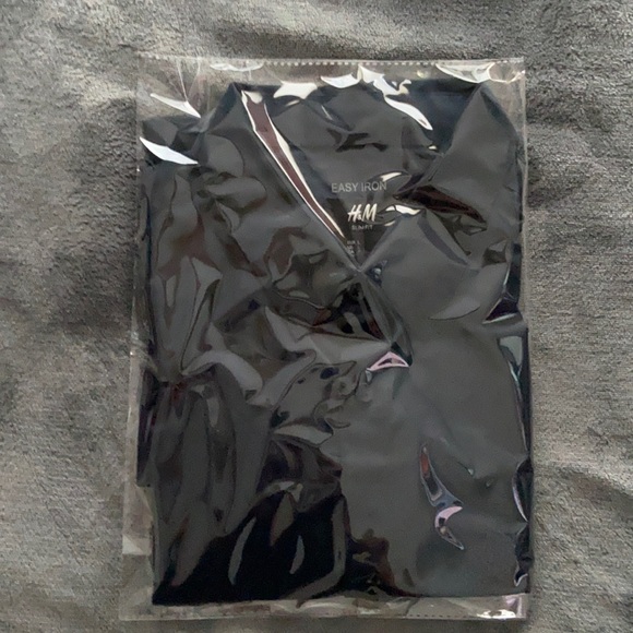 H&M Men’s Dress Shirt Slim Fit Large - Picture 8 of 8